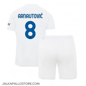 Inter Milan Marko Arnautovic #8 Vieraspaita Lapsille 2023-24 Lyhythihainen (+ shortsit)